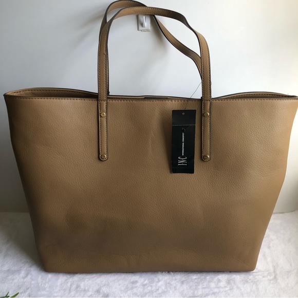 INC International Concepts Zoiey 2-1 Tote, Brown (New Camel), NWT - Picture 2 of 7